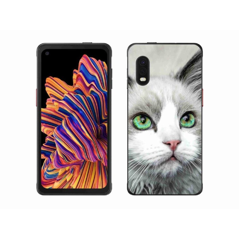 Gél borítás mmCase Samsung Galaxy Xcover Pro készülékhez - macskaszem
