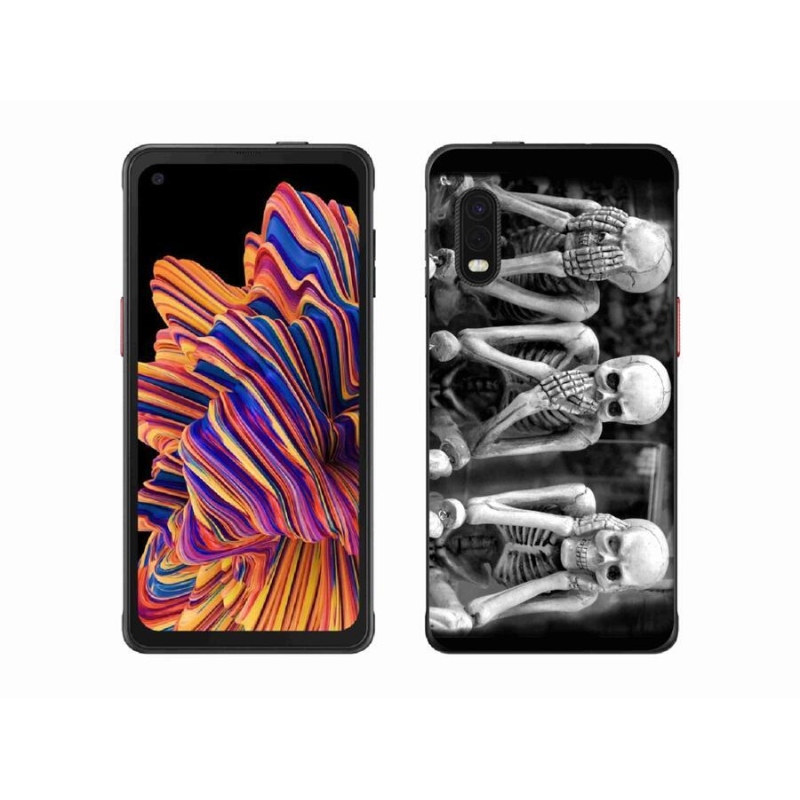 Gél borítás mmCase Samsung Galaxy Xcover Pro - csontvázakhoz
