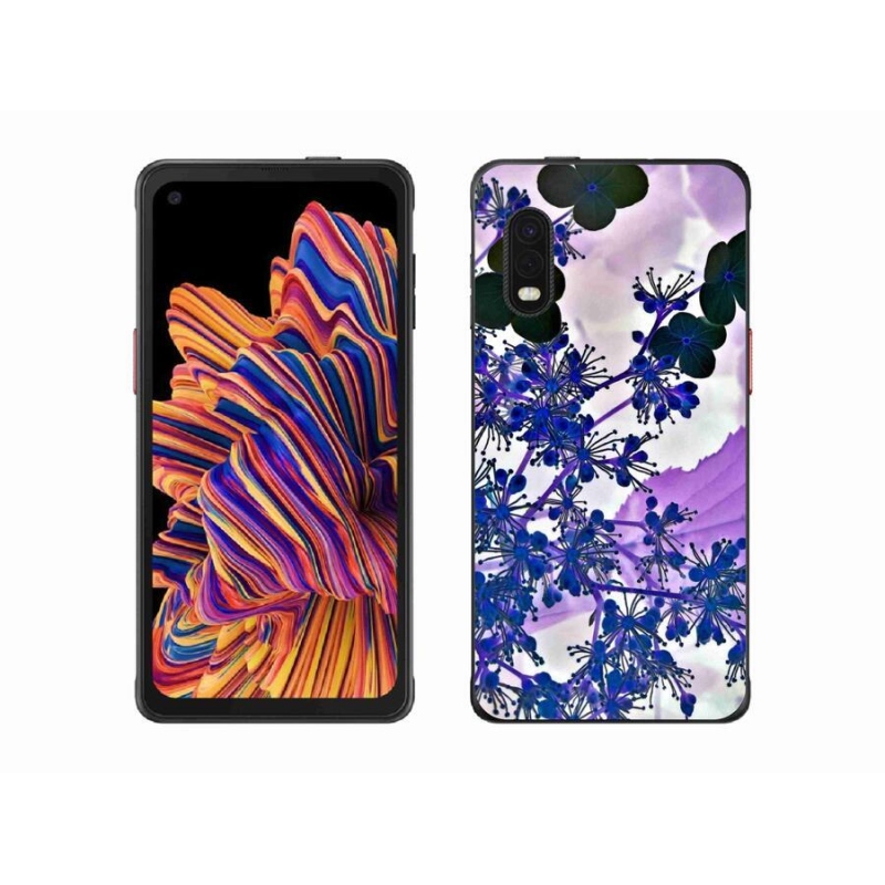 Gél borítás mmCase Samsung Galaxy Xcover Pro készülékhez - hortenzia virág