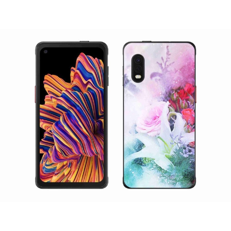 Gél borítás mmCase a Samsung Galaxy Xcover Pro készülékhez - virágok 4