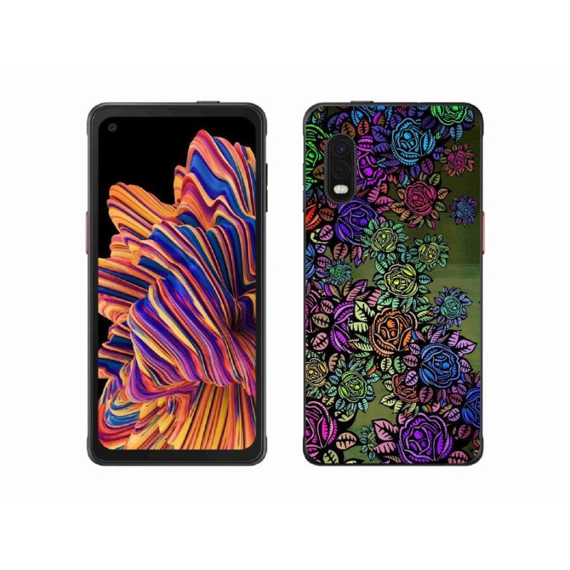 Gél borítás mmCase a Samsung Galaxy Xcover Pro készülékhez - virágok 6