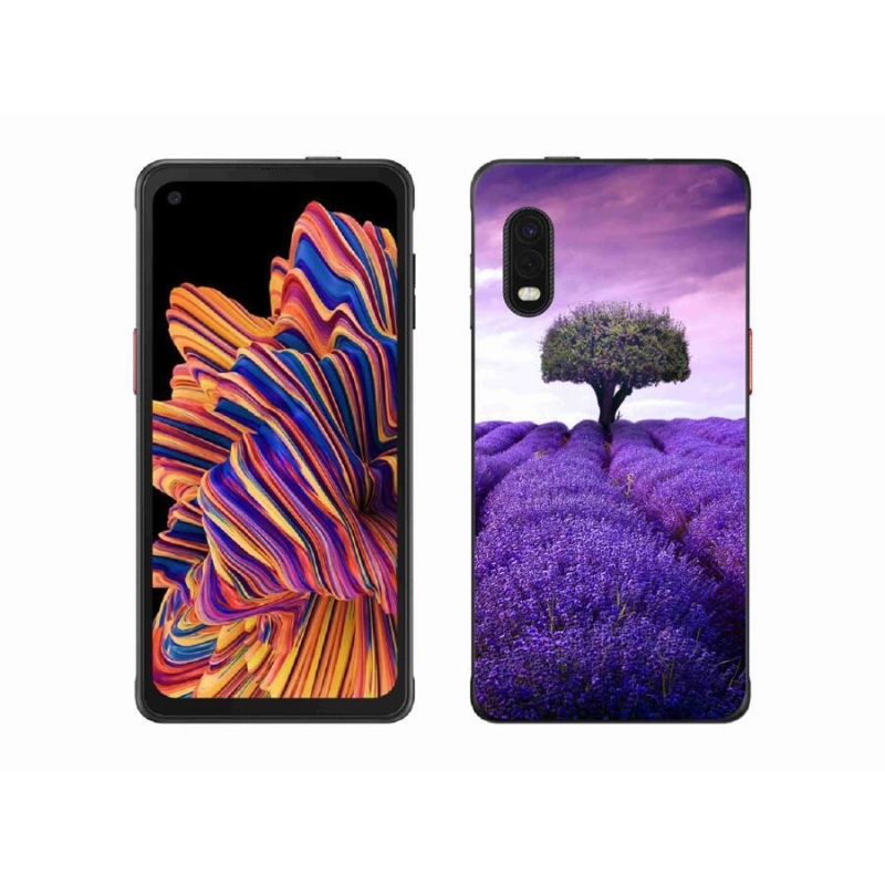Gél védőhuzat mmCase Samsung Galaxy Xcover Pro készülékhez - levendula rét