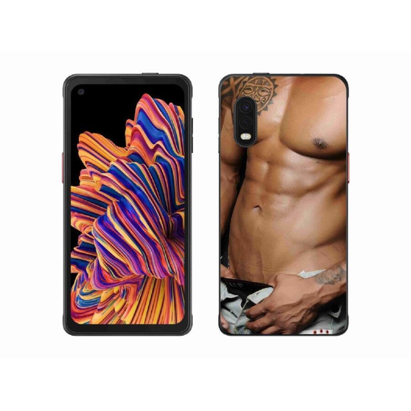 Gél borítás mmCase Samsung Galaxy Xcover Pro készülékhez - szexi férfi