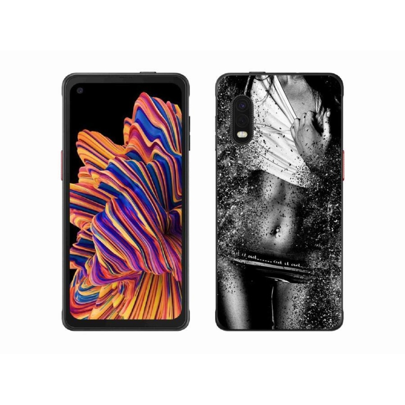 Gél borítás mmCase Samsung Galaxy Xcover Pro - szexi nő 1