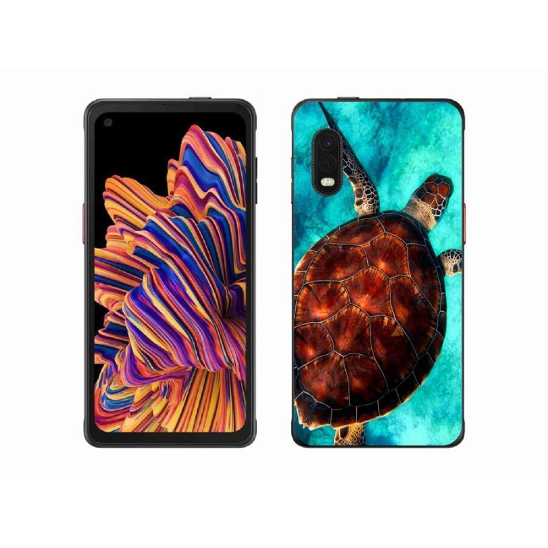 Gél védőhuzat mmCase Samsung Galaxy Xcover Pro készülékhez - teknősbéka