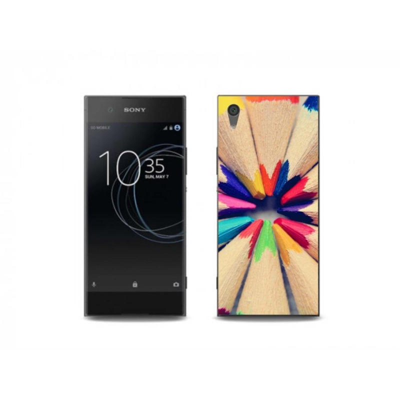 Zselés borítás mmCase a Sony Xperia XA1 Plus készülékhez - zsírkréták
