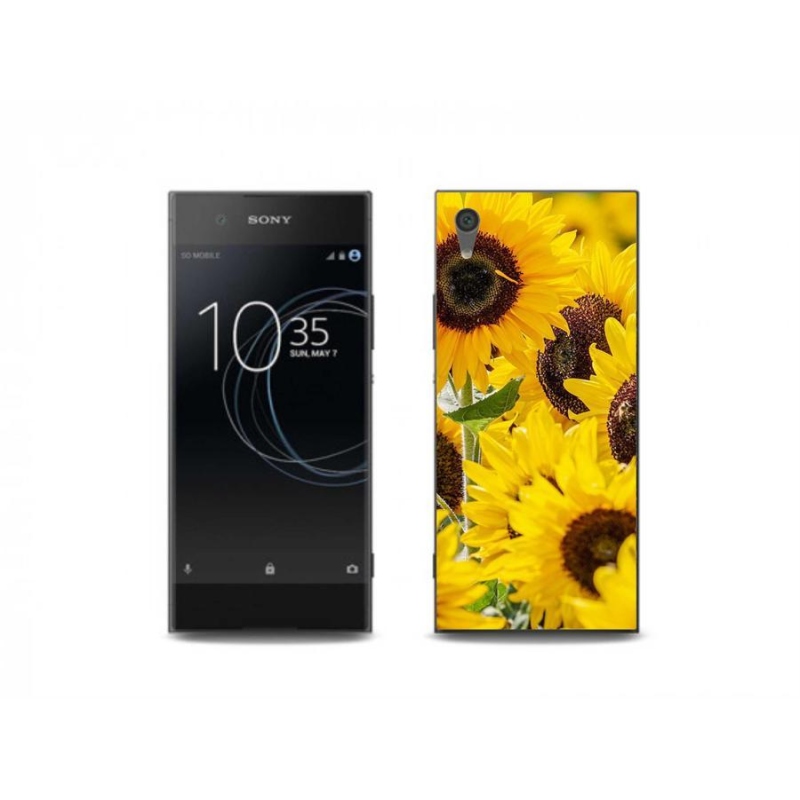 Zselés borítás mmCase a Sony Xperia XA1 Plus készülékhez - Napraforgó