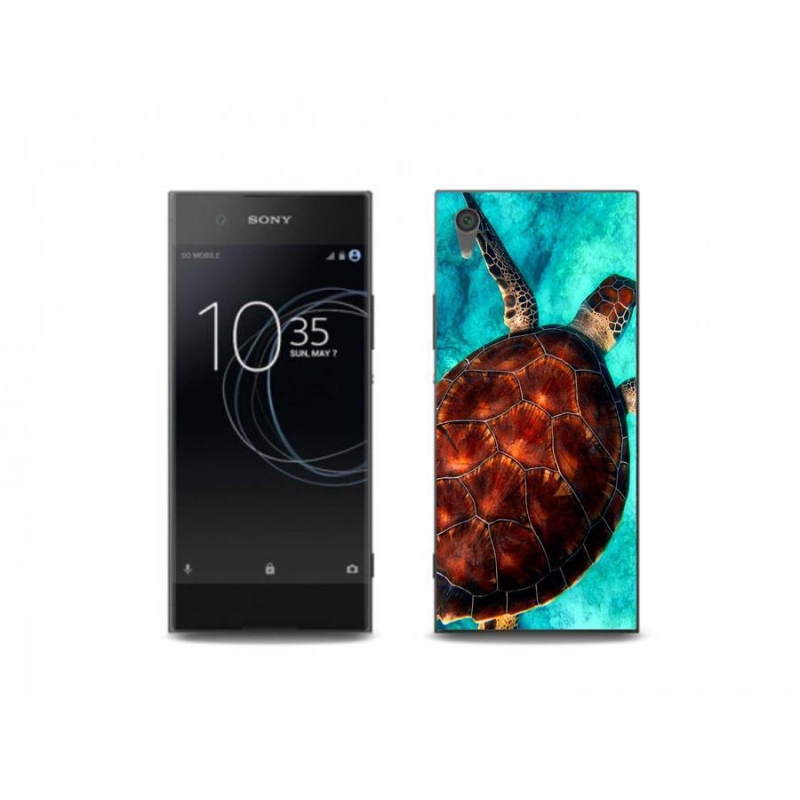 Zselés borítás mmCase a Sony Xperia XA1 Plus készülékhez - teknősbéka