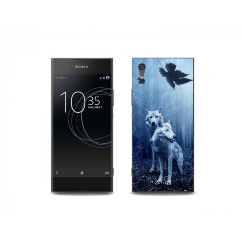 Zselés borítás mmCase a Sony Xperia XA1 készülékhez - farkasok az erdőben