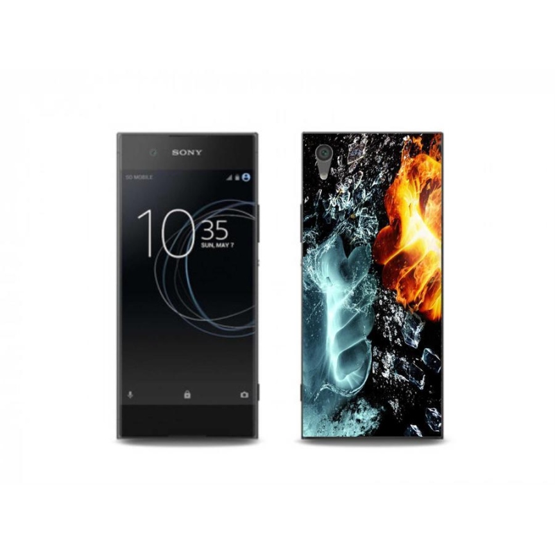 Zselés borítás mmCase a Sony Xperia XA1 készülékhez - víz és tűz