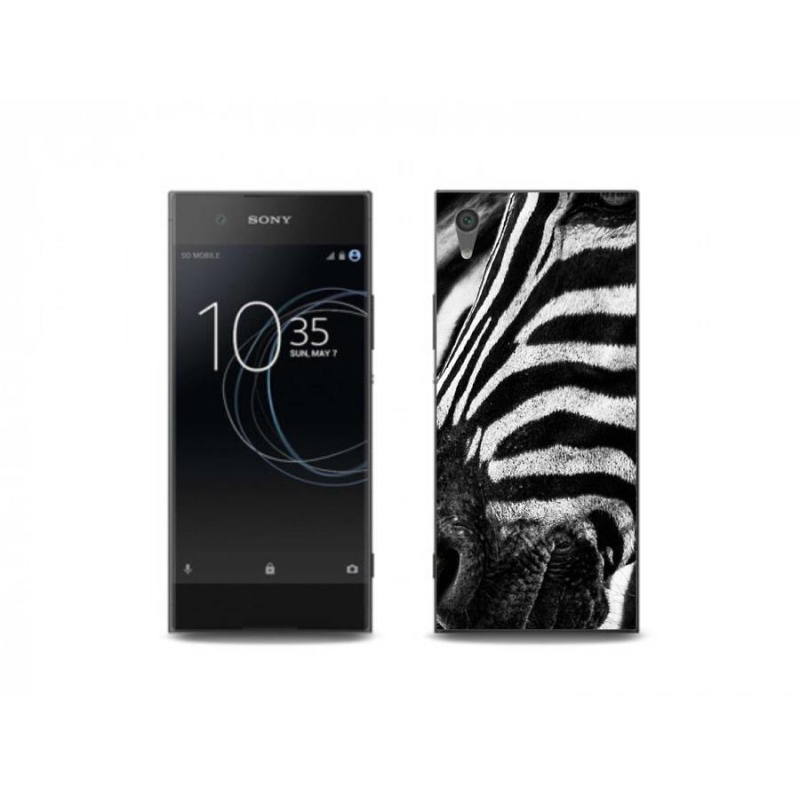 Gél borítás mmCase a Sony Xperia XA1 készülékhez - zebra