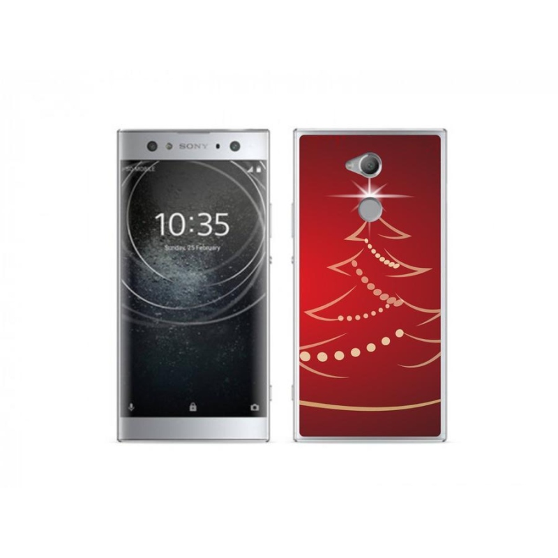 Gél borítás mmCase a Sony Xperia XA2 Ultra készülékhez - karácsonyfa karikatúra