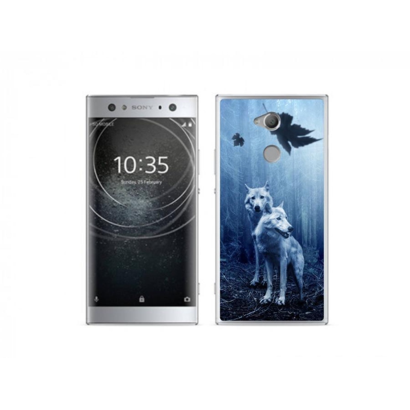 Gél borítás mmCase a Sony Xperia XA2 Ultra készülékhez - farkasok az erdőben