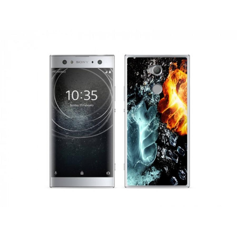 Zselés borítás mmCase a Sony Xperia XA2 Ultra készülékhez - víz és tűz