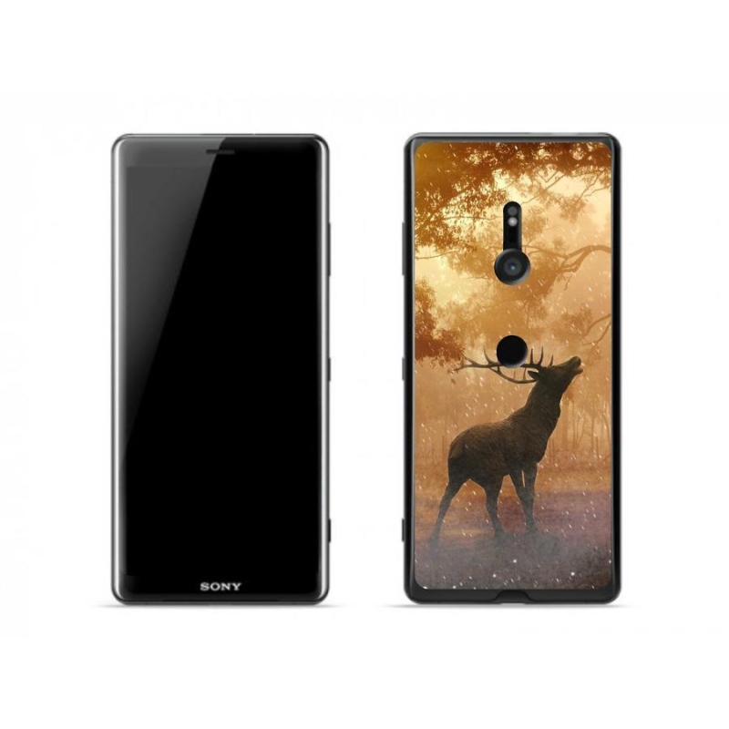 Zselés borítás mmCase a Sony Xperia XZ3-hoz - szarvasok a vadászaton