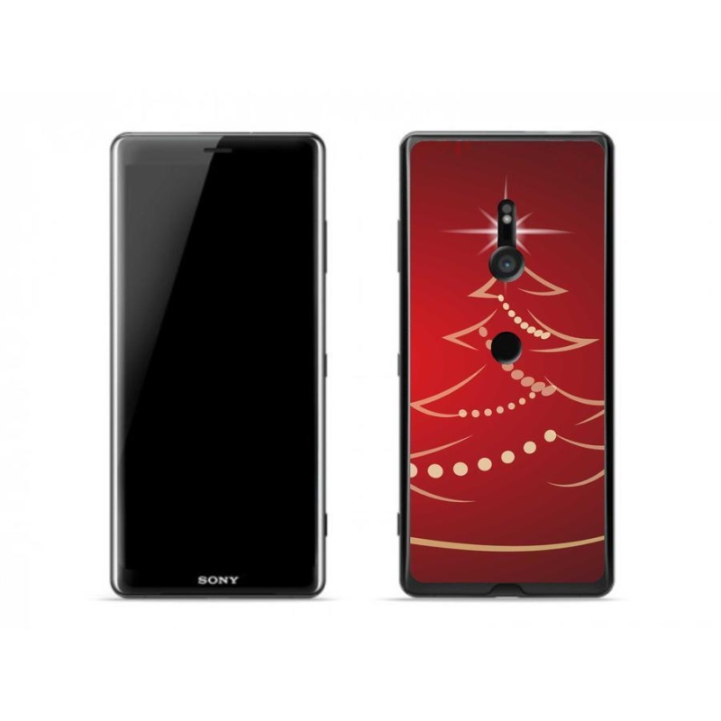 Gél borítás mmCase a Sony Xperia XZ3-hoz - karácsonyfa karikatúra