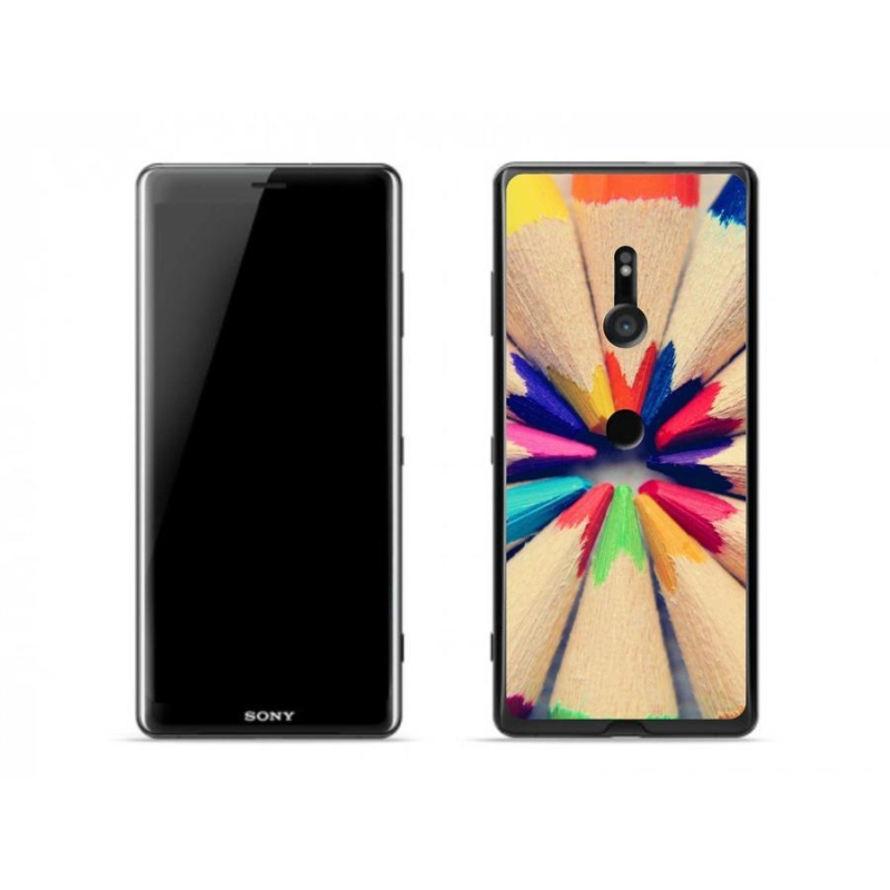 Zselés borítás mmCase a Sony Xperia XZ3-hoz - zsírkréták