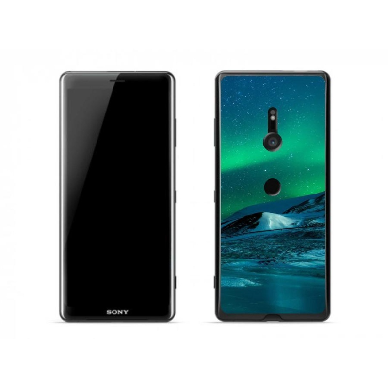 Zselés borítás mmCase a Sony Xperia XZ3 készülékhez - sarki fény