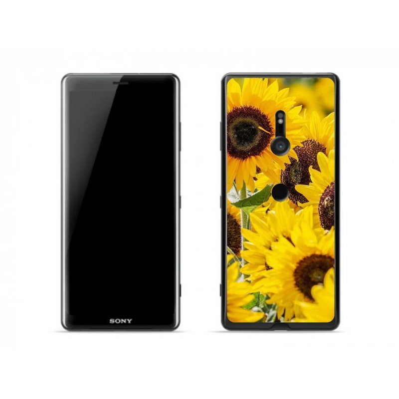 Gél borítás mmCase a Sony Xperia XZ3 készülékhez - Napraforgó