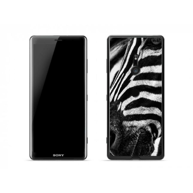 Zselés borítás mmCase a Sony Xperia XZ3 készülékhez - zebra