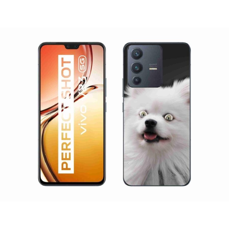 Zselés borítás mmCase a Vivo V23 5G készülékhez - fehér tüske
