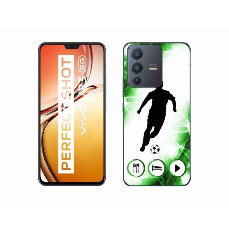Gél borítás mmCase a Vivo V23 5G készülékhez - focista