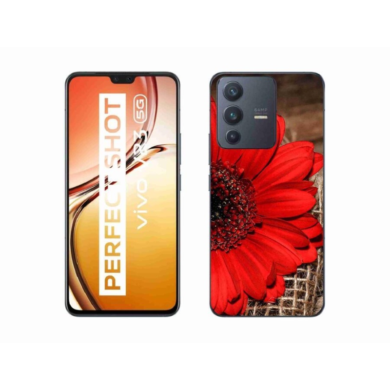Zselés borítás mmCase a Vivo V23 5G készülékhez - gerbera