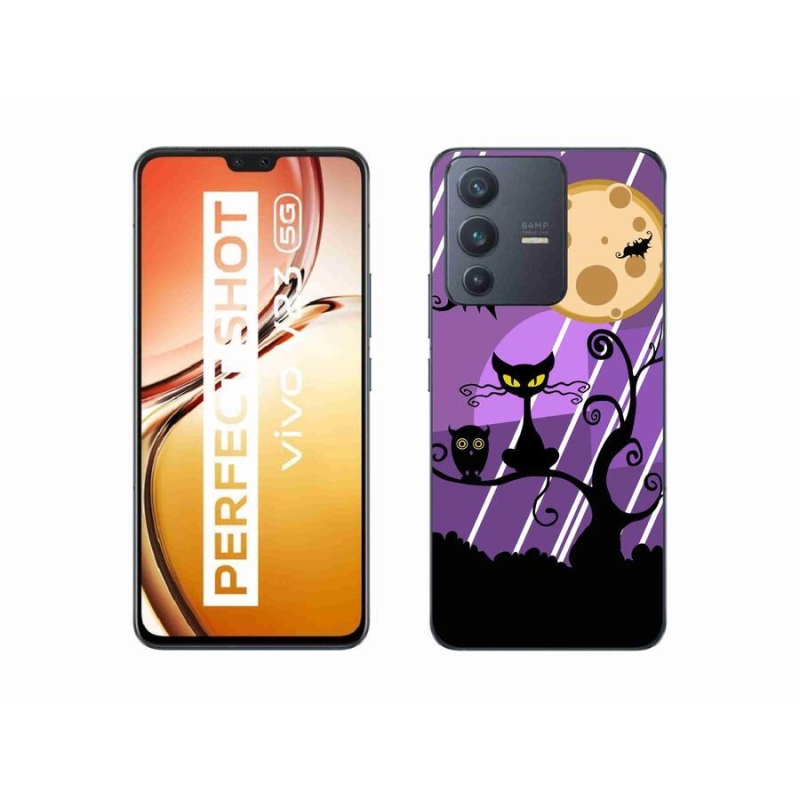 Gél borító mmCase a Vivo V23 5G készülékhez - halloween