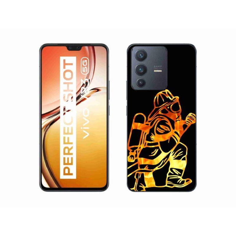 Zselés borítás mmCase a Vivo V23 5G-hez - tűzoltó 1