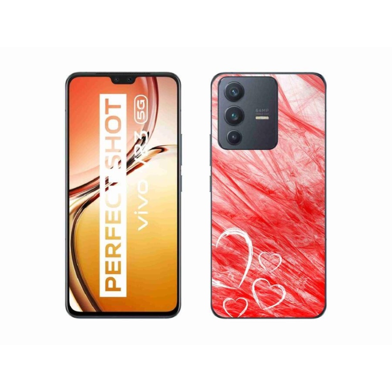 Zselés borítás mmCase a Vivo V23 5G készülékhez - szív