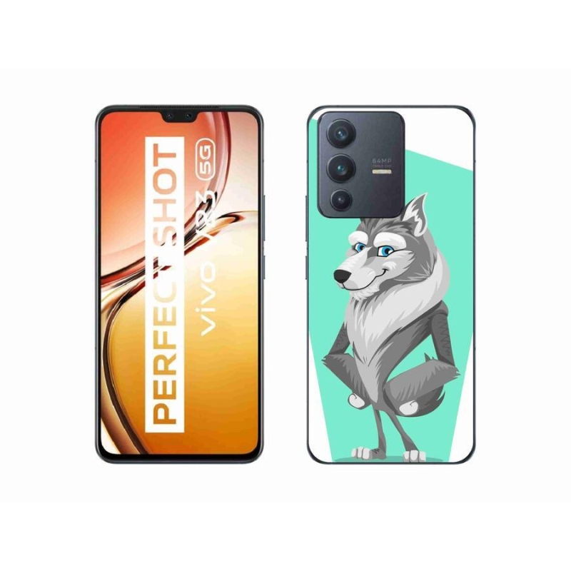 Zselés borítás mmCase a Vivo V23 5G készülékhez - rajzfilmfarkas