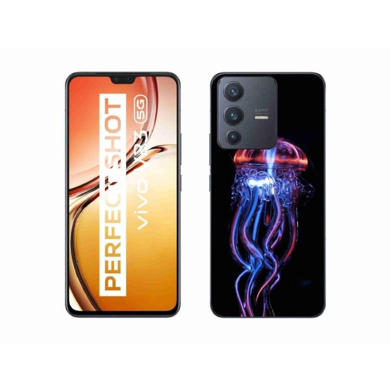 Zselés borítás mmCase a Vivo V23 5G készülékhez - medúza