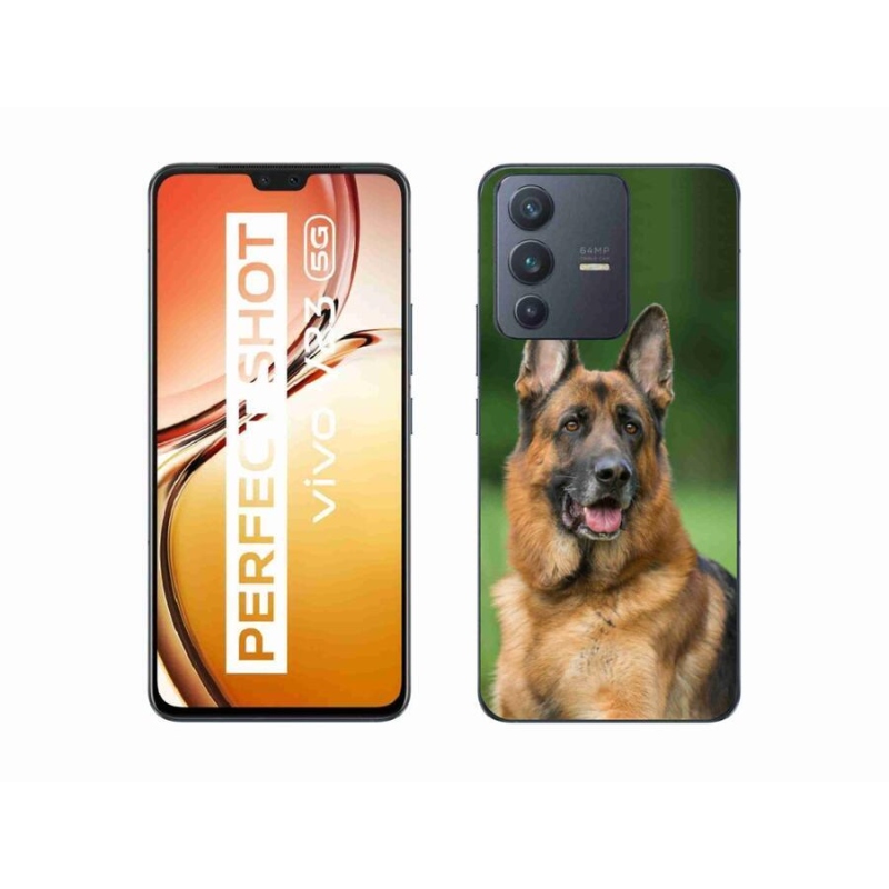 Gél borítás mmCase a Vivo V23 5G készülékhez - Német juhászkutya