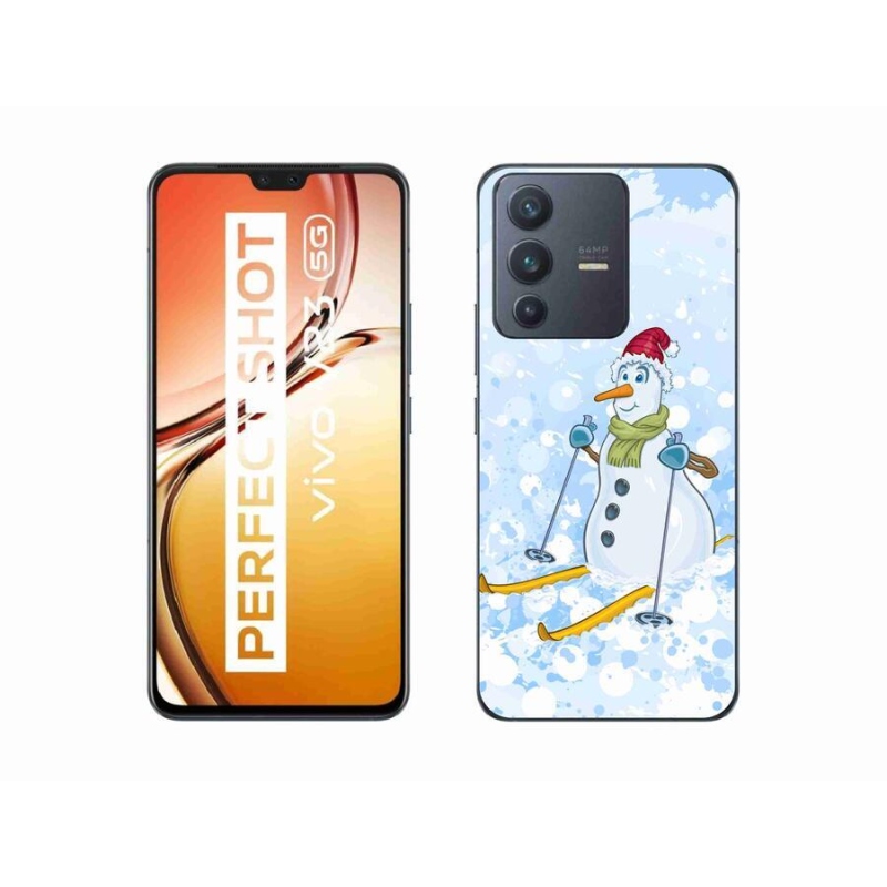 Gél borítás mmCase a Vivo V23 5G készülékhez - hóember