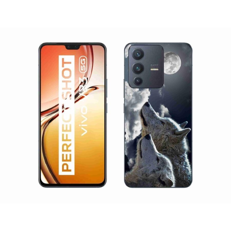 Gél borítás mmCase a Vivo V23 5G készülékhez - farkasok