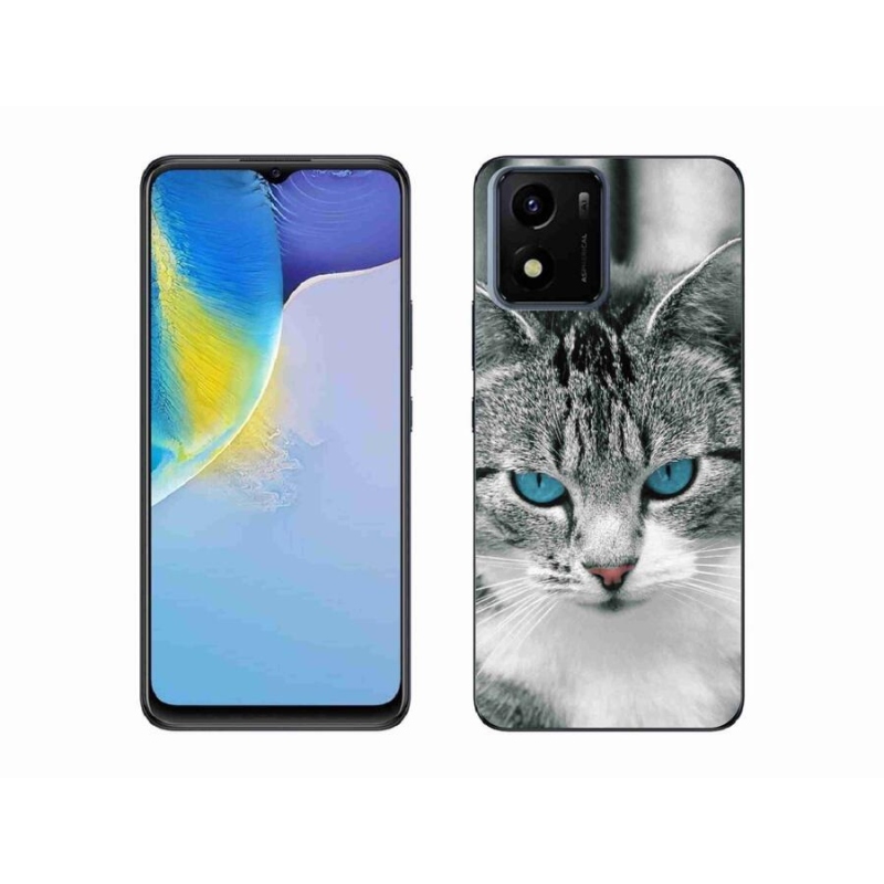 Zselés borító mmCase mobil Vivo Y01 - macskaszem 1