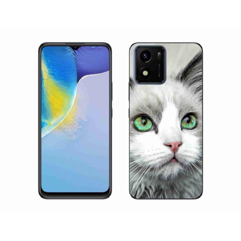 Gél borító mmCase mobil Vivo Y01 - macskaszemhez