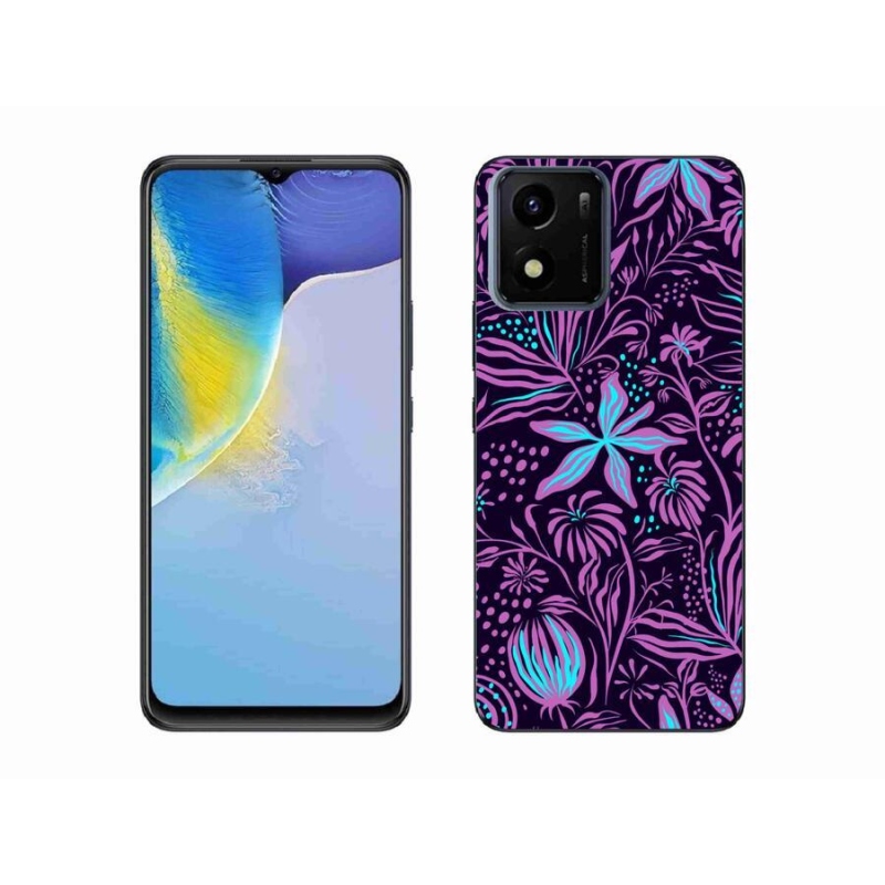 Zselés borító mmCase mobil Vivo Y01 - virágok 2