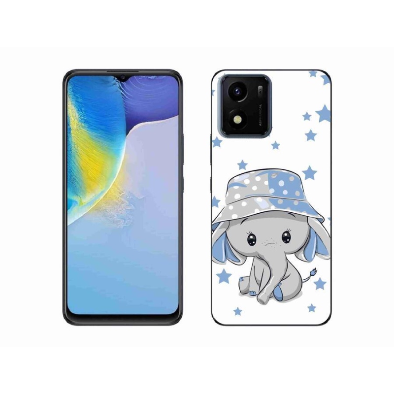 Zselés borítás mmCase a Vivo Y01-hez - kék elefánt