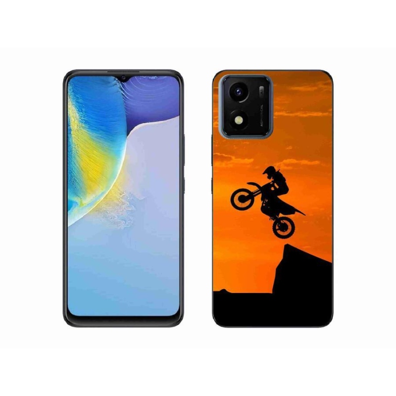 Gél borító mmCase mobiltelefonhoz Vivo Y01 - motocross