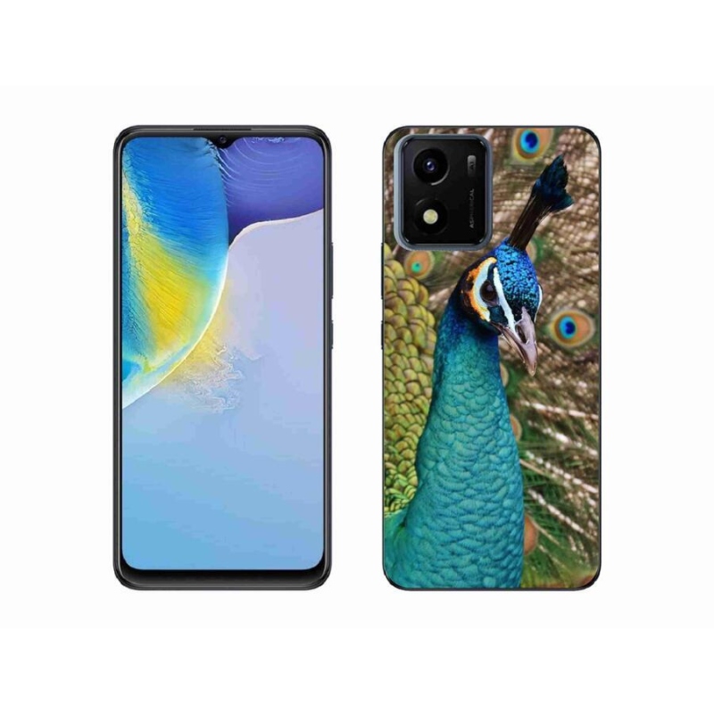 Gél védőhuzat mmCase mobiltelefonhoz Vivo Y01 - páva