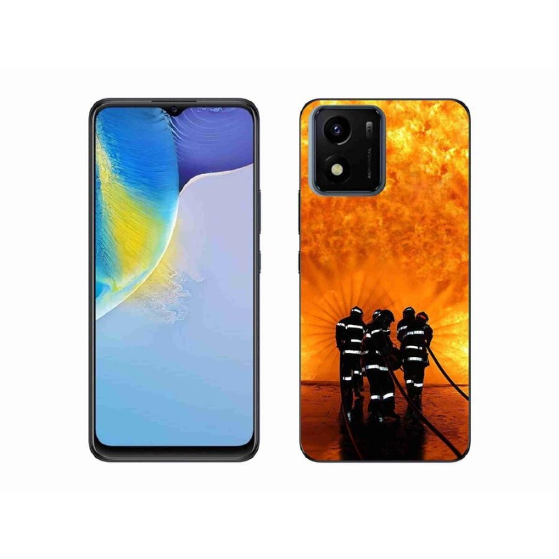 Gél borítás mmCase mobil Vivo Y01 - tűz