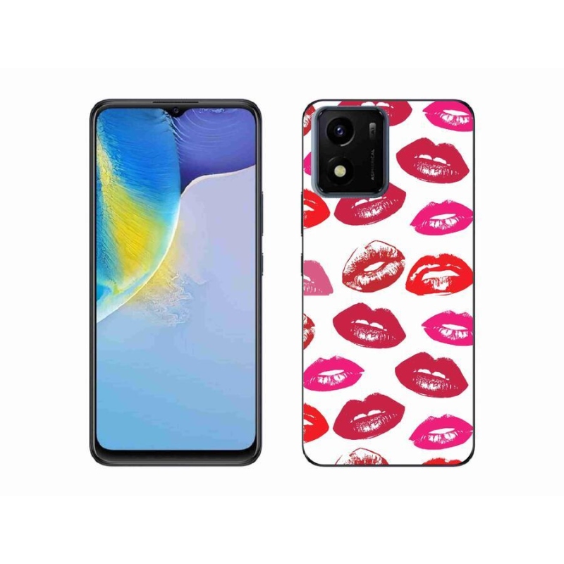 Zselés borító mmCase mobil Vivo Y01 - ajkakra