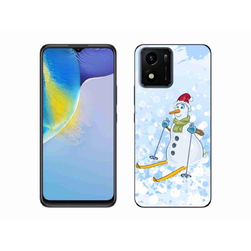 Gél védőhuzat mmCase a Vivo Y01-hez - hóember