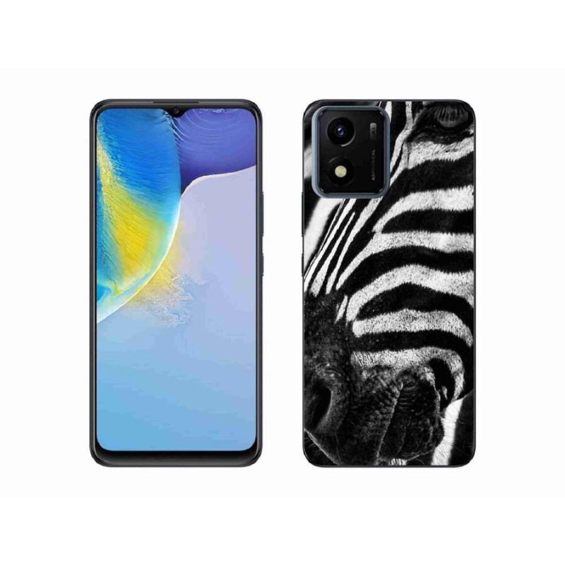 Zselés borítás mmCase a Vivo Y01-hez - zebra