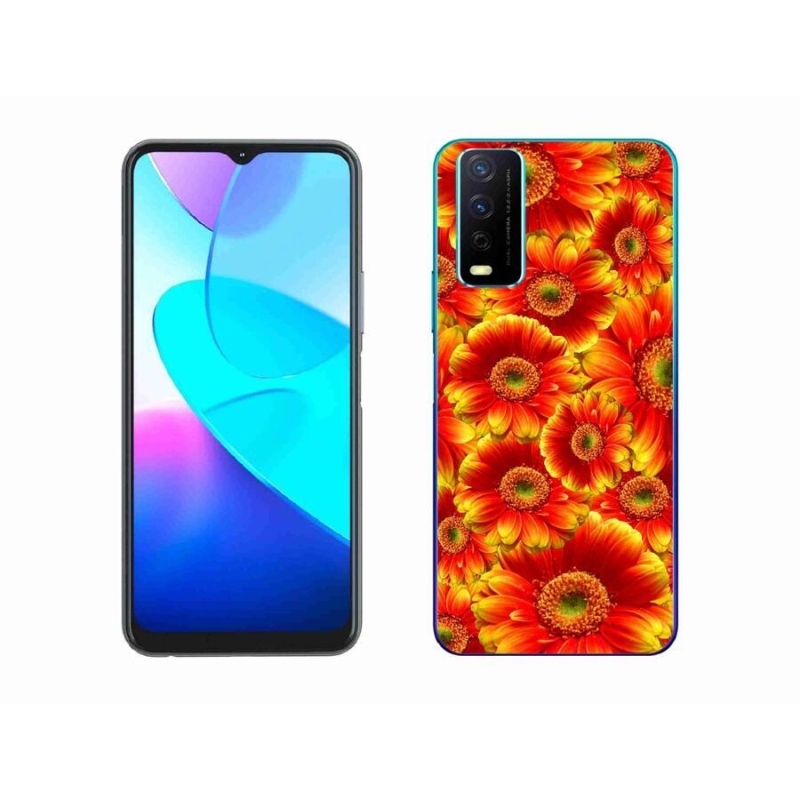 Zselés borítás mmCase a Vivo Y11s/Y20s készülékhez - gerbera 1