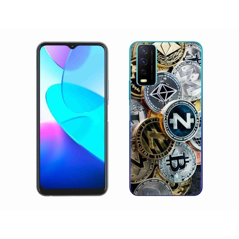 Gél borító mmCase a Vivo Y11s/Y20s készülékhez - kriptovaluták