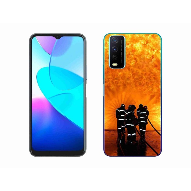 Gél borítás mmCase a Vivo Y11s/Y20s készülékhez - tűz