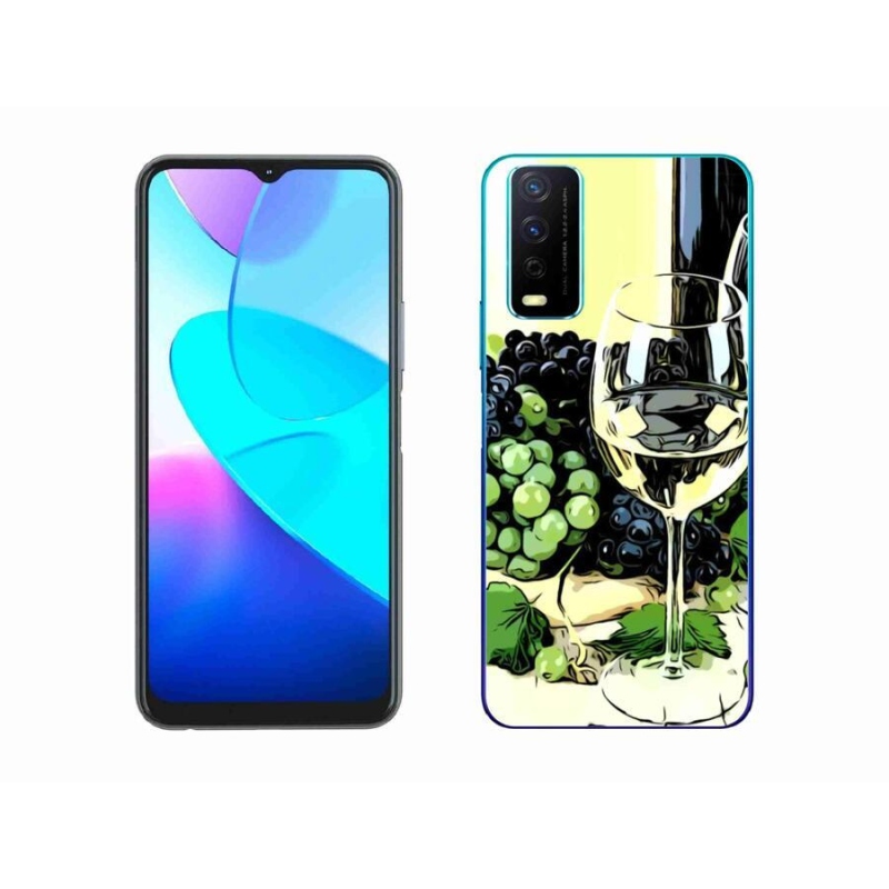 Gél borítás mmCase a Vivo Y11s/Y20s készülékhez - borospohár