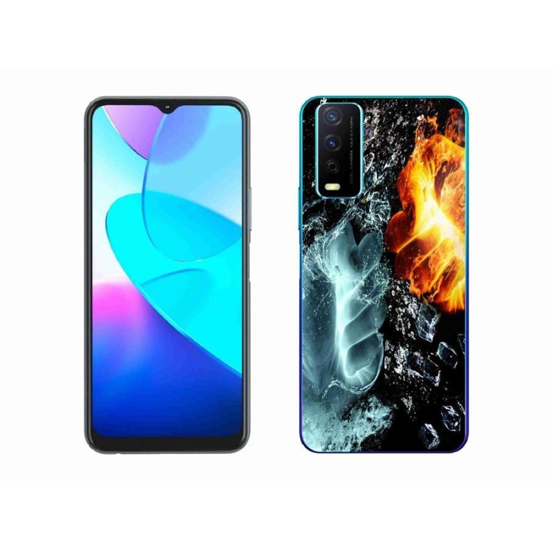 Gél borítás mmCase a Vivo Y11s/Y20s készülékhez - víz és tűz